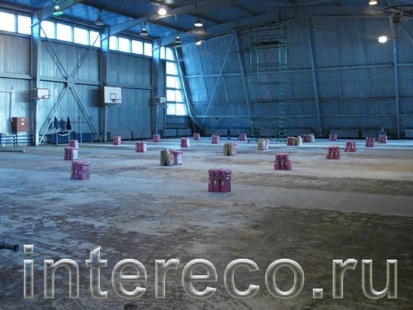 Монтаж бесшовного спортивного покрытия в г. Елеце