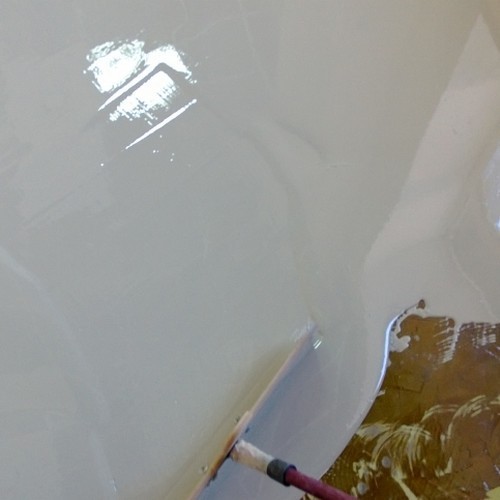 Устройство полимерного пола в помещении на ул. Новохохловская