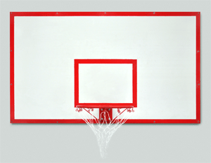 Баскетбольный игровой щит из стеклопластика