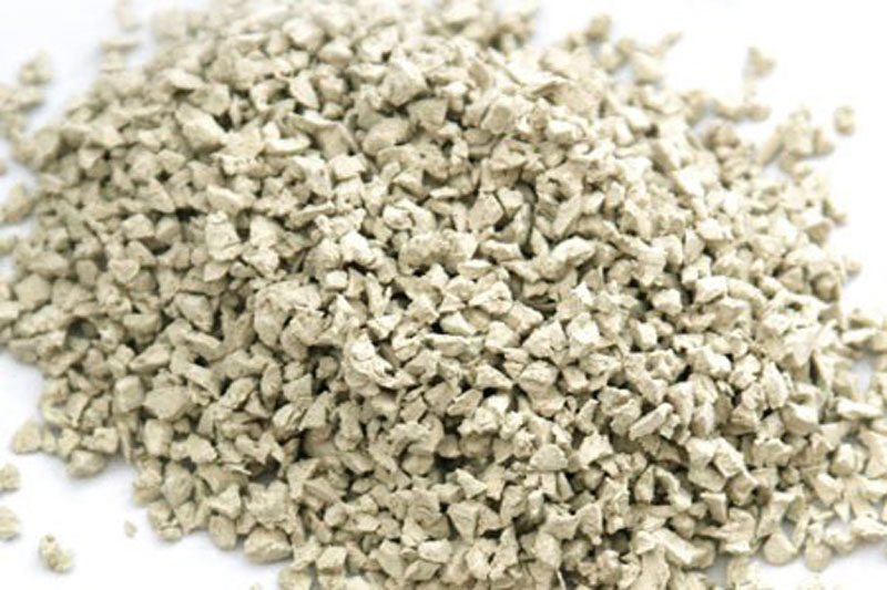 Белая резиновая крошка