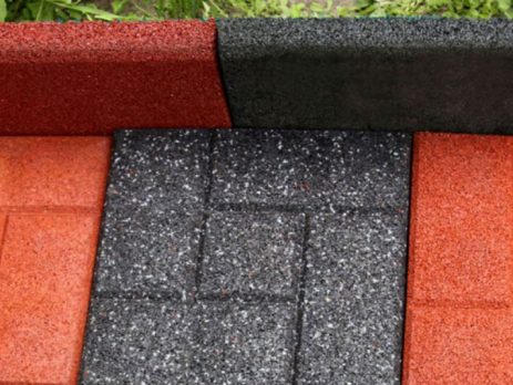 Резиновая тротуарная плитка - популярный вид покрытия