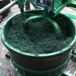 Процесс производства и укладки покрытия из резиновой крошки
