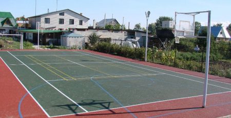 Выбор покрытия для сооружения уличной баскетбольной площадки