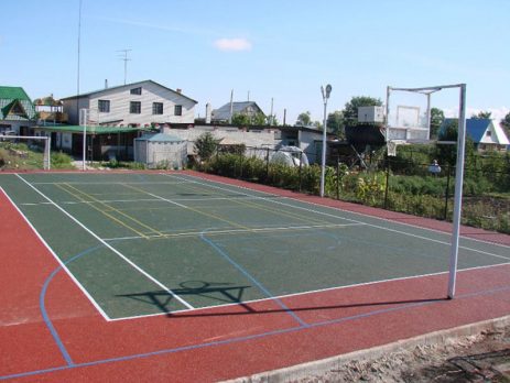 Выбор покрытия для сооружения уличной баскетбольной площадки