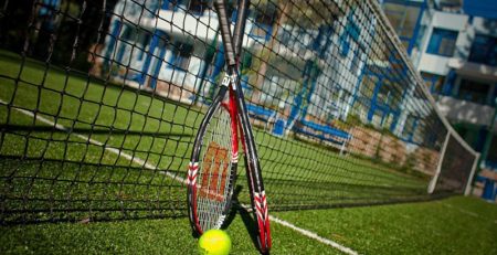 Искусственное покрытие для теннисного корта