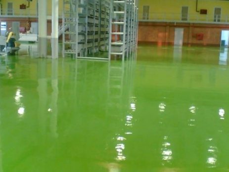 Полимерные полы для обустройства производственных зданий