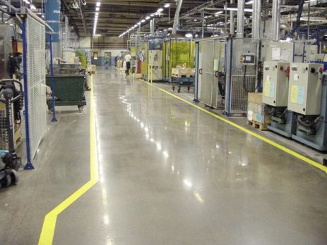 Покрытие бетонного пола в промышленных зданиях