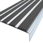 Алюминиевые углы-пороги с резиновыми вставками (без отверстий под крепёж)