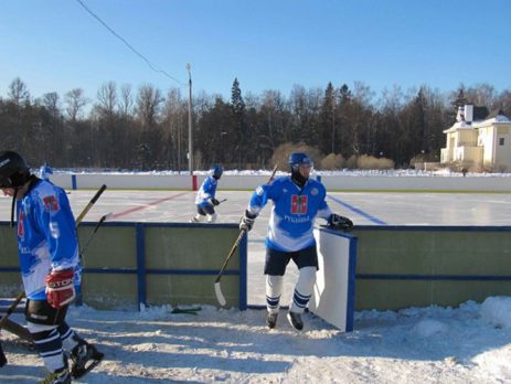 Резиновое покрытие хоккейной площадки