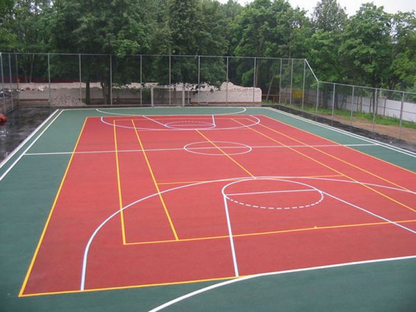 Резиновое покрытие для детских и спортивных площадок