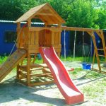 Стандартные детские игровые комплексы для дачи