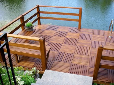 Современные напольные покрытия для обустройства террасы