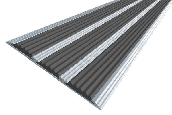 Алюминиевые полосы с резиновыми вставками (самоклеющаяся основа)